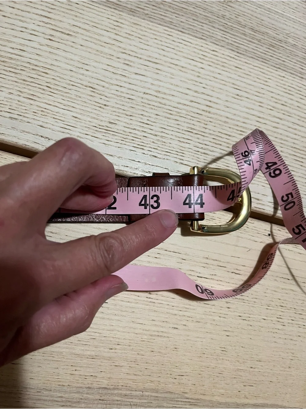 J.Crew women’s Italian leather brown belt - Picture 8 of 8